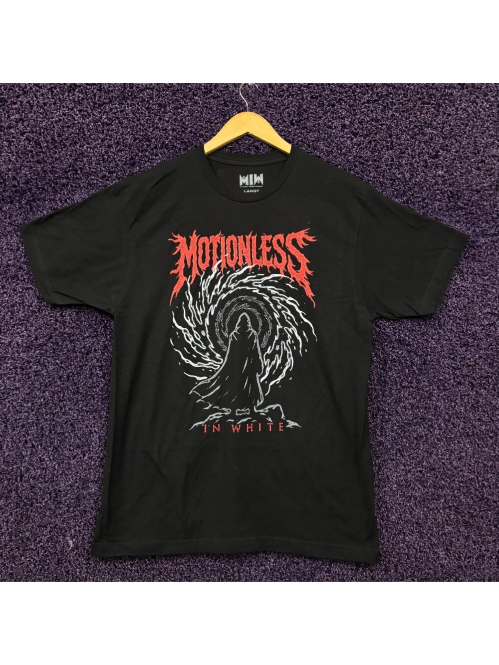 Motionless in White Be Not Afraid Of The Dark T-Shirt Size Large